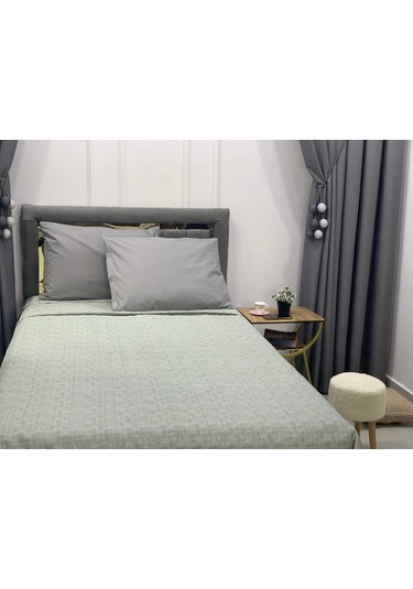 Nivemeshome Yeşil 160x230 Tek Pike Örtüsü Tek Kişilik Yeşil