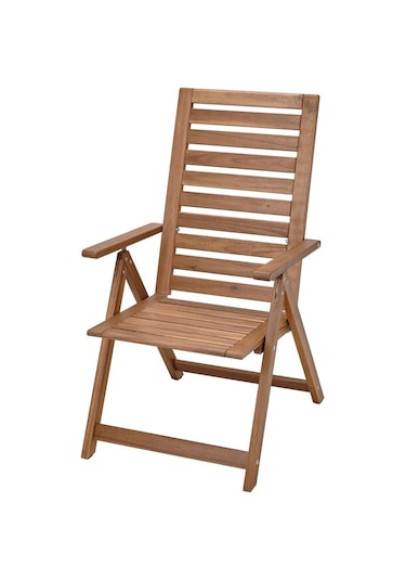 Ayarlanabilir Sandalye, Açık Kahverengi, Mindersiz Acı Kahverengi