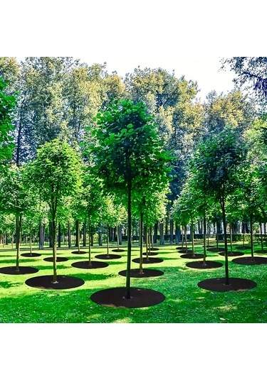 Xuweiwei 20 Adet Nefes Alabilir Ağaç Kök Koruması 42 Cm Çap Bahçe Yabani Ot Örtüsü