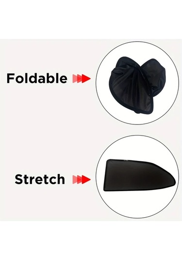 Xuweiwei Toyota Camry 2018 2022 Manyetik Arka Yan Cam Güneşlik Perdesi 2 Parça