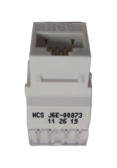 HCS J6E-00873 CAT6 UTP Keystone Jack