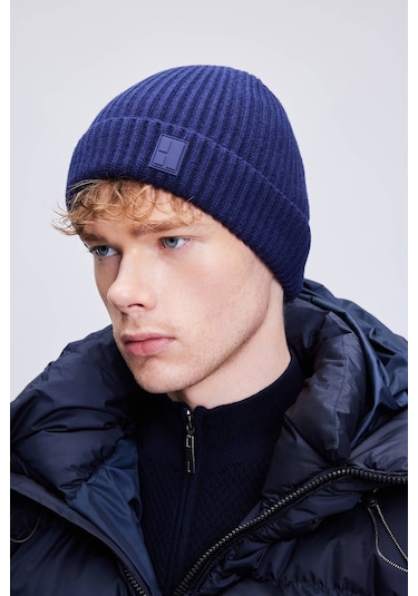 Hatemoğlu 323024etc001 Düz Örgü Erkek Bere Lacivert