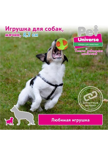 Pet Universe Köpekler İçin Squeaky Top 102gr 8,2 Cm Pu3039 198904372