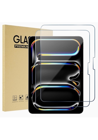 İpad Pro 11 İnç M4 2024 Uyumlu Temperli Cam Ekran Koruyucu