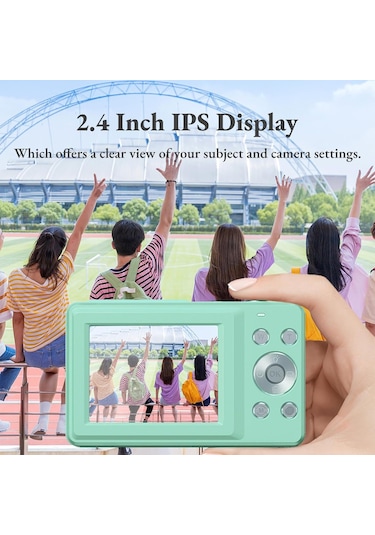 4k Dijital Kamera, 1080p 44m 16x Zoom Autofocus Cep Kamerası 2,4 İnç Ekranlı