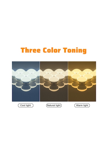 Vkemall Led Makyaj Aynası Ampulü Ayna Ön Işığı Usb Makyaj Işığı Üç Renkli Karartmalı Ayn