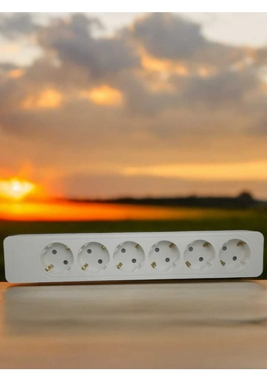 Asyagrup Seldur Altılı Çocuk Korumalı Topraklı Grup Priz Kablosuz