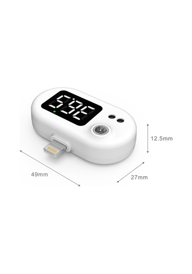 Vkemall Usb Akıllı Isı Ölçer - İos Uyumlu, Pil Gerektirmeyen, Portatif Entegre Telefon Enstrümanı