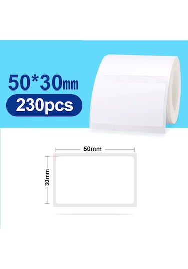 50 X 30 Mm Lamine Termal Etiket 230 Adet - Phomemo