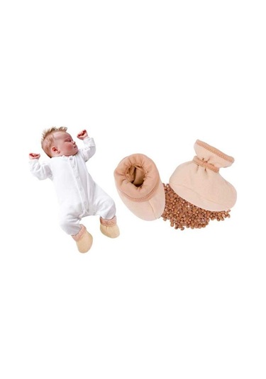 Sevi Bebe Pamuk Kiraz Çekirdekli Gaz Giderici Patik Çorap