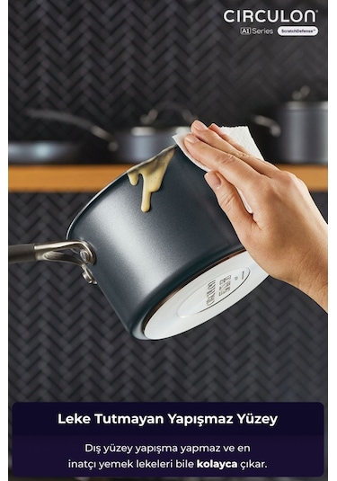 Circulon 16 Cm Kapaklı Sos Tenceresi