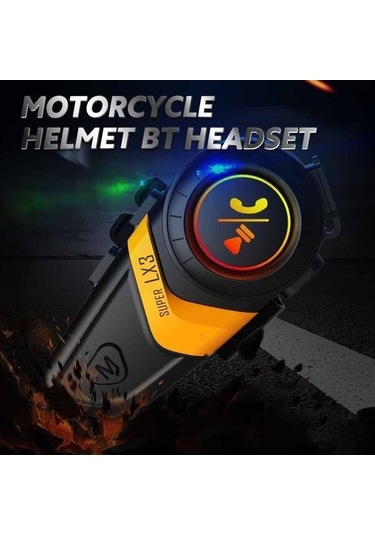 Jokmae Motosiklet Lx3 Kulaklık Kask İçi Bluetooth 5.0 Cvc Çipli Akıllı Ses Aygıtı - Üstün Akustik Deneyim