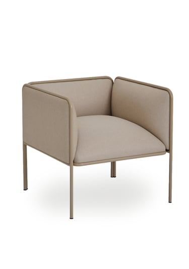 Hunt Mobilya Hando Kahverengi Kumaş Tekli Ofis Kanepesi