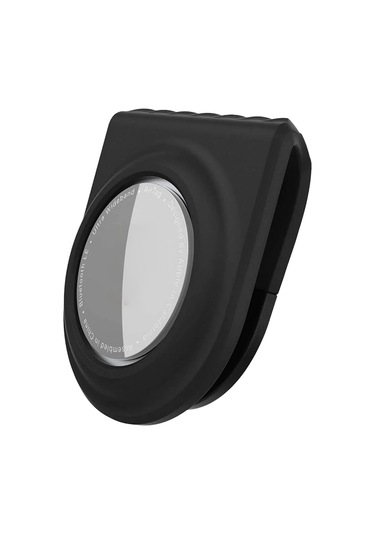 Airtag Raptic Anchor Serisi Klipsli Airtag Kılıfı Siyah Siyah