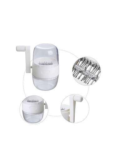 Kuruyemiş Kırıcı Kuru Meyve Kırıcı Çoklu Kırıcı Tüm Kuruyemişler İçin Uygundur, Badem, Fındık, Fıstık, Ceviz Ve Diğer Türleri Doğramak İçin Çok Uygundur5 Siyah