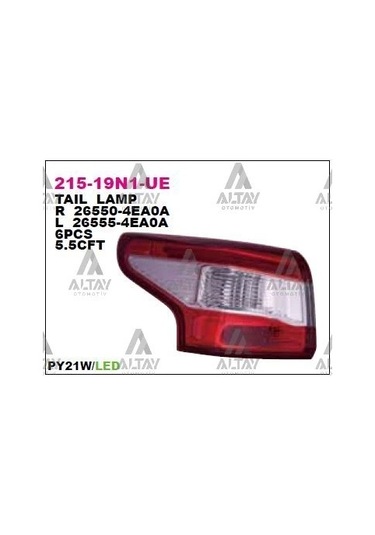 Stop Lambası Qashqai 2014 Sonrası Ledli Sağ Oem No:265504ea0a