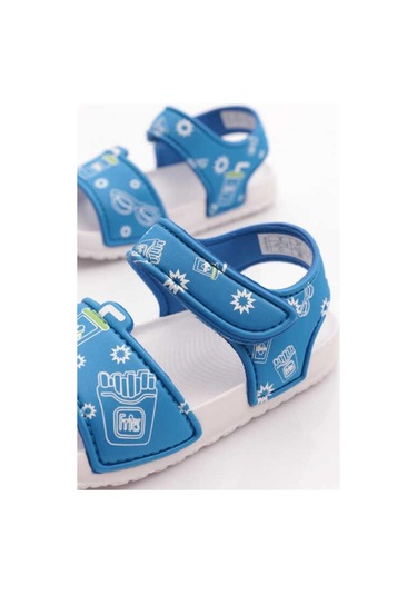 Pepino Py25-1980 Hafif Cırtlı Patik Çocuk Sandalet Saks