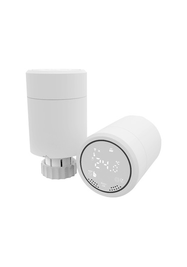 Xindoker Zigbee Akıllı Radyatör Termostatı, Tuya Uygulaması Ve Ses Kontrolü İle Programlanabilir, Donma Korumalı, Kolaysın Kurulum