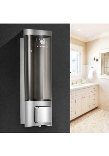 Tongxida Bosphorusboutique Monte Manuel Köpük Jeli El El Duvara Duş Dispenseri Çift Bantlı 200ml Pt Gümüş Gümüş