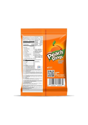 Candy Break Peach Rings Şeftali Aromalı Yumuşak Şeker 113 G