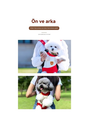Seigawa Pet Taşınabilir Omuz Taşı Göğüs Dört Ayaklı Pet Omuz Çantası