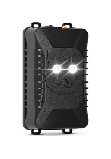 Skycity Araçta Kedi, Fare, Sincap İçin Ultrasonik Uyarıcı - 3 Besleme Seçeneği 12v Araç, Usb, Pil - Siyah Abs Malzeme