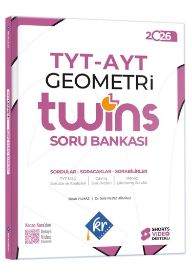 Tyt - Ayt Twins Geometri Soru Bankası Kr Akademi Yayınları