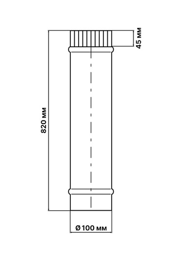 Dobrodym Kovaç Çeliğinden Yapılmış 0,82 M D 100 Mm Boru 218387987