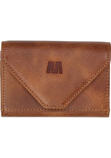 Mft Leather Hakiki Deri Kadın Akordiyon Cüzdan Mia 2190 Tiguan Taba