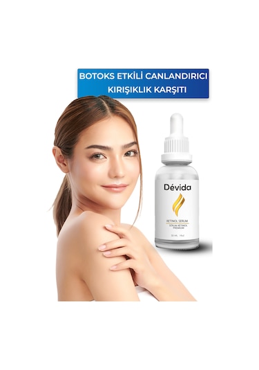 Devida Yaşlanma ve Kırışıklık Karşıtı Göz Çevresi Retinol Serum 30 ML