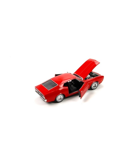 Motormax 1971 Ford Mustang Sportsroof 1/24 Kırmızı Model Araba