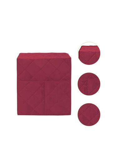 Homyl Kahve Yapma Makinesi Kapağı Yıkanabilir Su Geçirmez Kırmızı