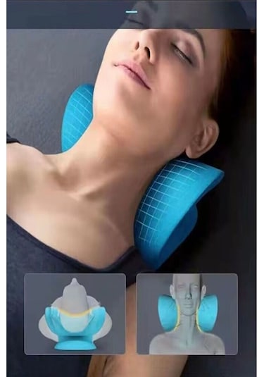 Boyun Düzeltici Aparatı C Şekilli Ergonomik Boyun Ve Omuz Rahatlatıcı