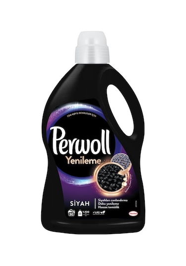 Perwoll Hassas Bakım Sıvı Çamaşır Deterjanı Siyah Yenileme 4 x 2970 ML 200 Yıkama
