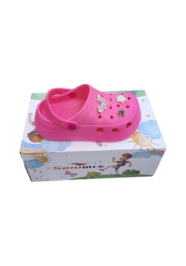 Sonimix Çocuk Ortopedik Cross Terlik Pembe