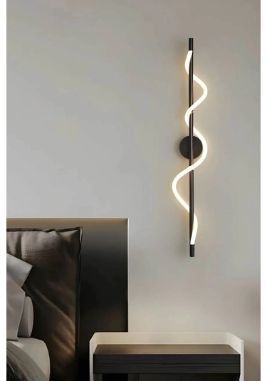 Yumuşak Boru Ledli Aplik Siyah Çok Renkli