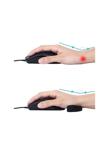 Silikon Bilek Desteği Mouse Pad Mobil Avuç İçi Dayanağı Ofis El Dayanağı