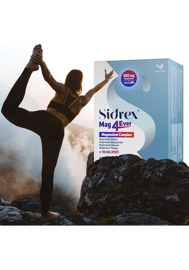 Sıdrex Mag4ever Magnezyum Ve Vitamin B6 İçeren Takviye Edici Gıda 60 Kapsul