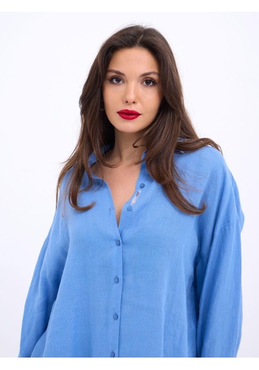 6758 Gömlek-mavi Mavi