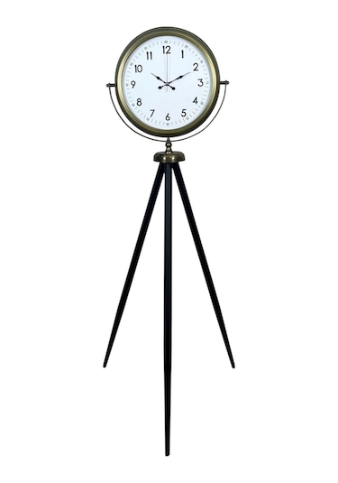 Klasik Eskitme Tripod Ayaklı Saat Çok Renkli