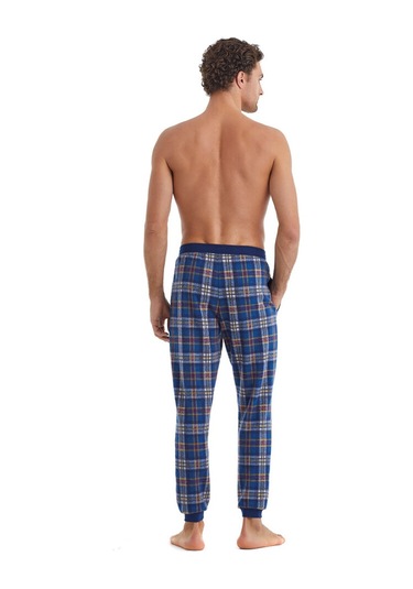 Erkek Pijama Altı 40097 - Mavi Mavi