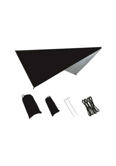 Bloomnest Zemin Velarium, Taşınabilir Su Siyah Piknik Örtüsü, Geçirmez Nem Kamp Lq Siyah Siyah