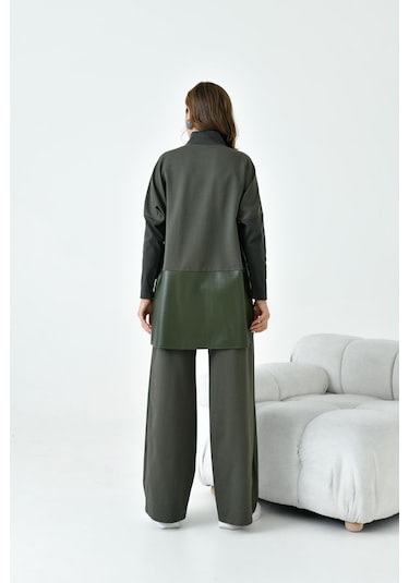 Ftz Kadın Deri İki İp Takım Haki 30949-haki Haki