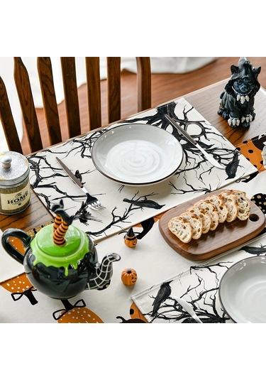 Kara Karga Placemat Restoran Yalıtım Pedi Karga
