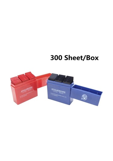 300 Yaprak Diş Tıkanıklığı Kağıdı Ağız Hijyeni Diş Eklemli Kağıt Şeritleri