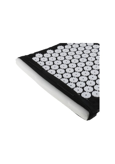 Homyl Acupressure Masaj Mat Kas Stres Giderici Koltuk Siyah