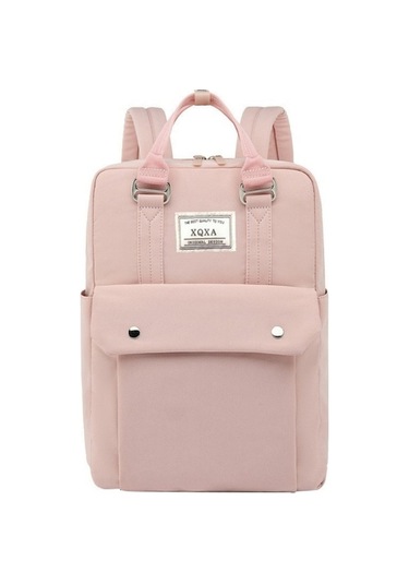 Dizüstü Bilgisayar Sırt Çantası, Basit Ve Çok Yönlü, Sıçramaya Dayanıklı, Pembe/16 İnç Çok Renkli Çok Renkli