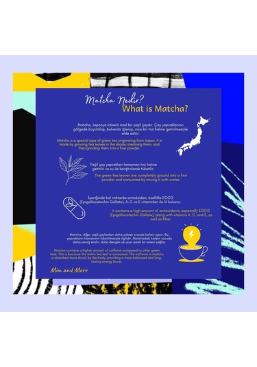 Mim and More Pre Workout Matcha Sporcu Matchası 100 G