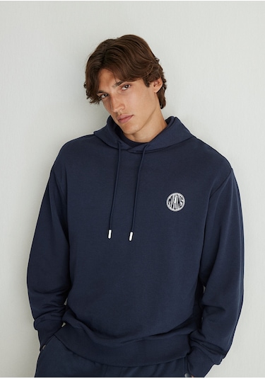 Mavi - Mvjns Baskılı Lacivert Sweatshirt 0611786-70490 Lacivert