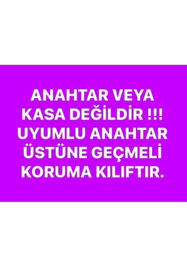 Renault Austral Uyumlu Anahtar Kılıfı Siyah